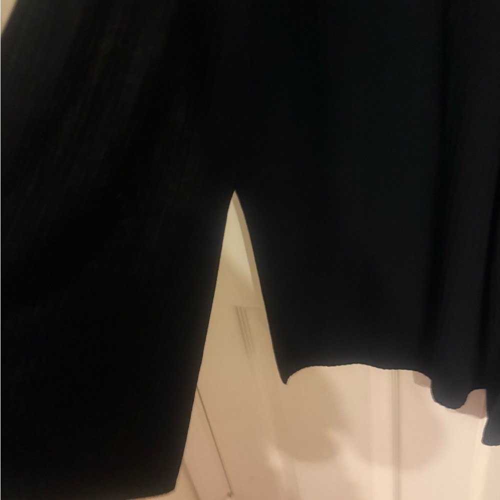 EUC I.N.C. International Concepts Black Open-Front Duster, Size S - Picture 5 of 8